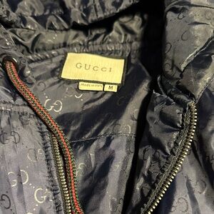 Gucci Dark Blue Monogram Jacket